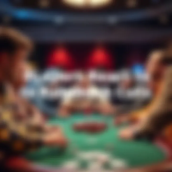 A group of frustrated players discussing their disappointment over reduced rakeback incentives and rewards at a poker table.