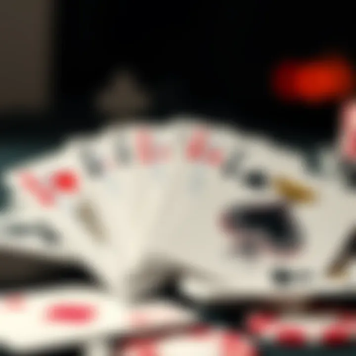Playing cards labeled as Bicycles A close-up of plastic playing cards identified as Bicycles, showing the unique design and branding of KEM and Fournier cards used in poker tournaments
