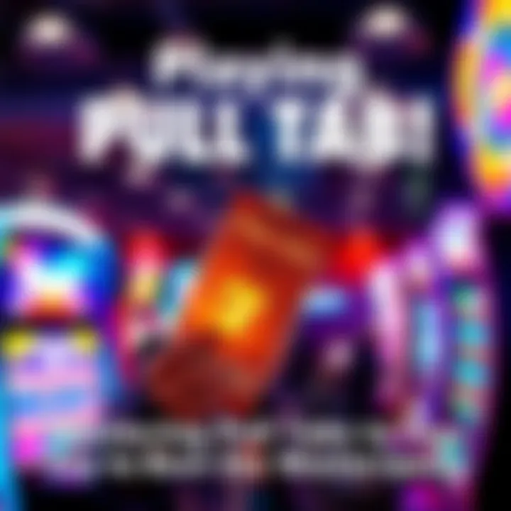 Playing Pull Tabs A person holding a pull tab ticket with excitement, showing a winning symbol on it.