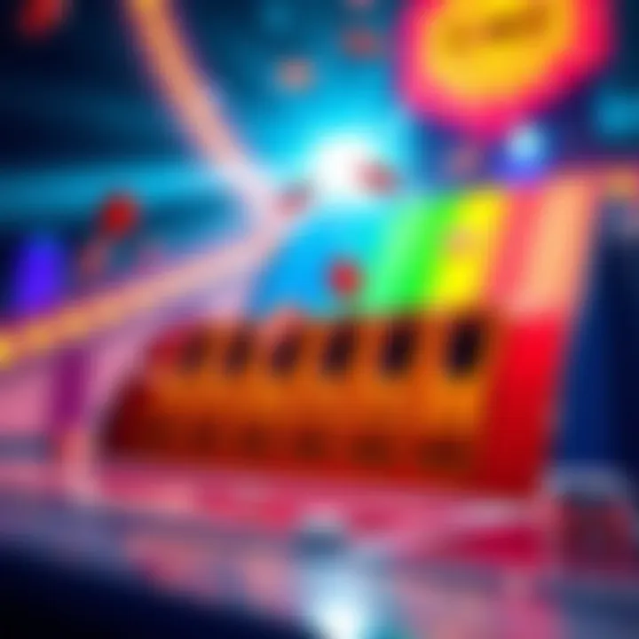 Plinko board and chips A colorful Plinko board with chips falling through various slots, symbolizing the game of chance and predetermined outcomes.