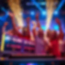 Group of excited players celebrating after winning multiple times on Plinko with x1000 payouts
