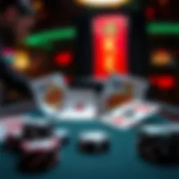 A poker table with two pocket Kings shown along with chips and cards from a 2/5 cash game.