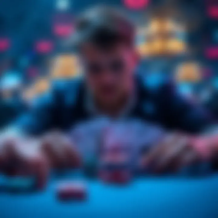 A poker player contemplates a decision with pocket aces while facing aggressive raises from an opponent at the table