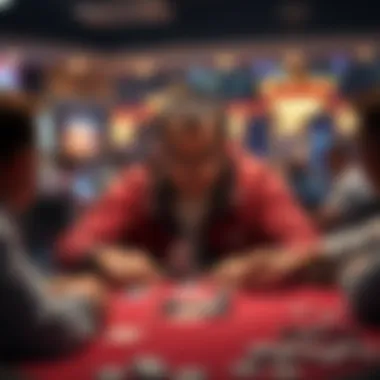 Poker player making a misclick A tense moment at the poker table as a player inadvertently calls an all-in bet, risking a large sum of money.
