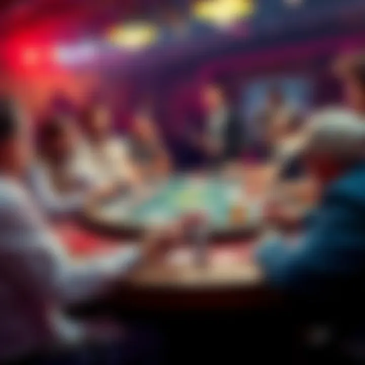 A poker table showing players considering their options for 3-bets and squeezes in preflop play, focusing on a small blind and button interaction.