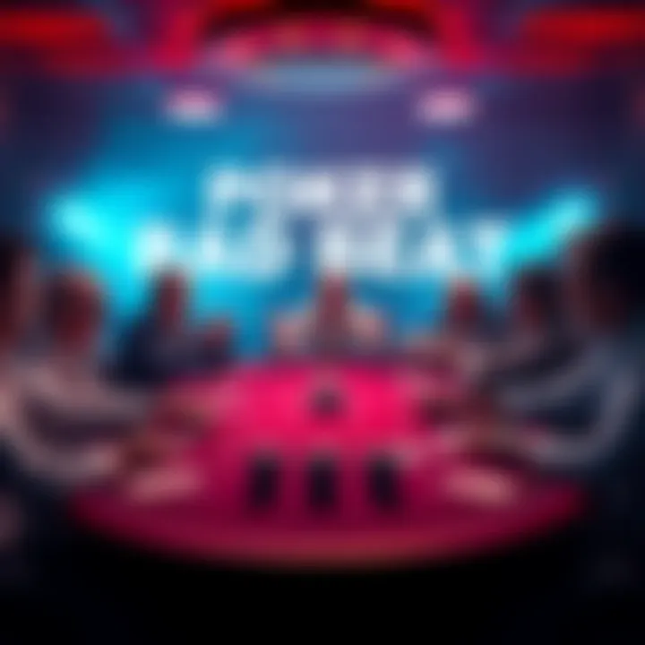 A poker table with players reacting to a bad beat, showing a pair of Jacks losing to a pair of Nines, emphasizing the tension and excitement of the game.