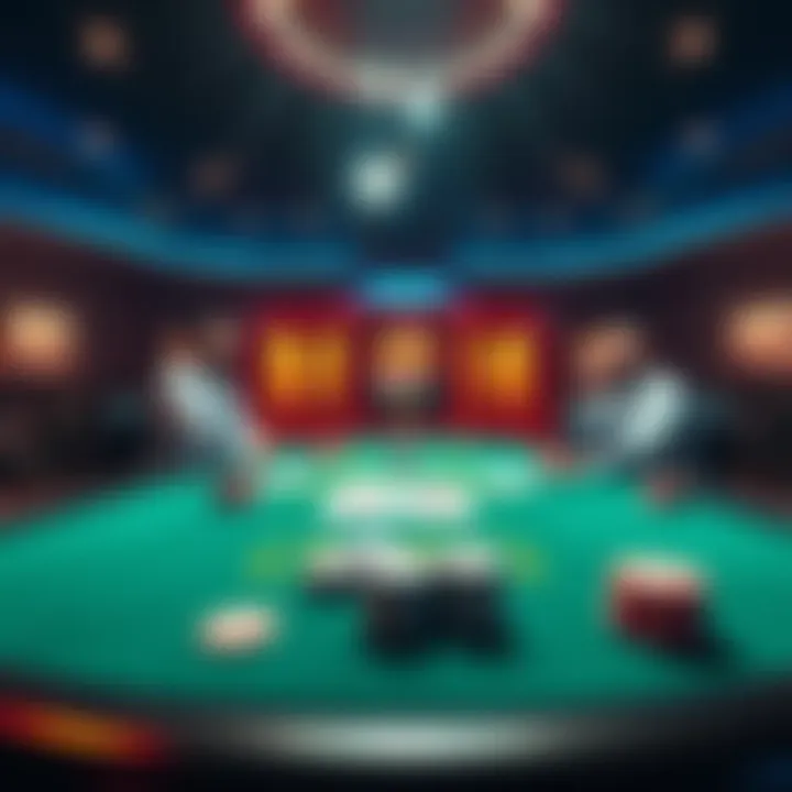 A lively poker table showing players excited about the BadBeat Jackpot, highlighting the jackpot's significance in the game.