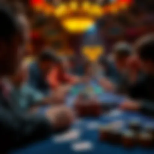 A poker dealer shuffles cards at a table while players look on, highlighting the custom of tipping in poker games.