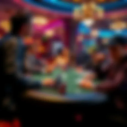 A tense moment in a poker game at the Venetian where a player disputes a bet, with chips stacked on the table and players looking concerned.