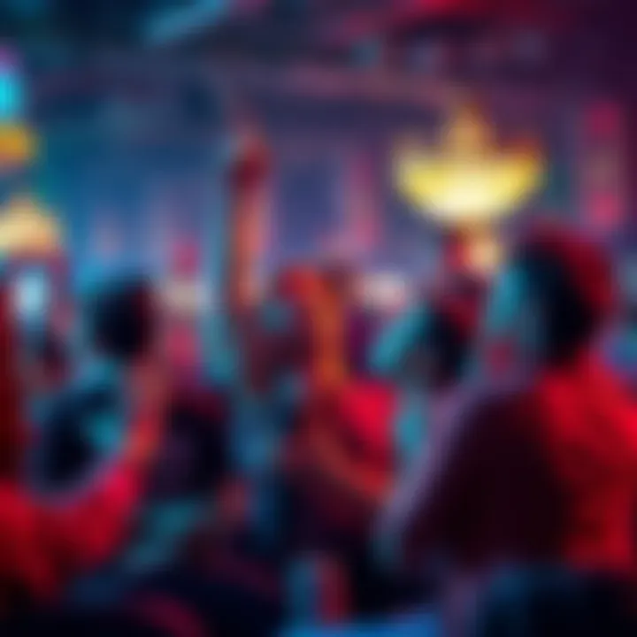 A group of poker fans excitedly discussing the new Pick Your PLO event at the World Series of Poker 2026.