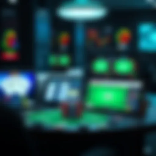 Screenshots of various poker game analysis applications showcasing strategy tools and feedback