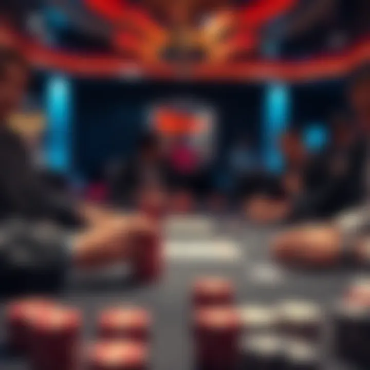 Poker game showing cards being dealt Players at a poker table with cards being dealt mid-action, illustrating concerns about RNG changes during gameplay