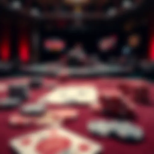A poker table with cards and chips representing the requirements for induction into the Poker Hall of Fame without WSOP play