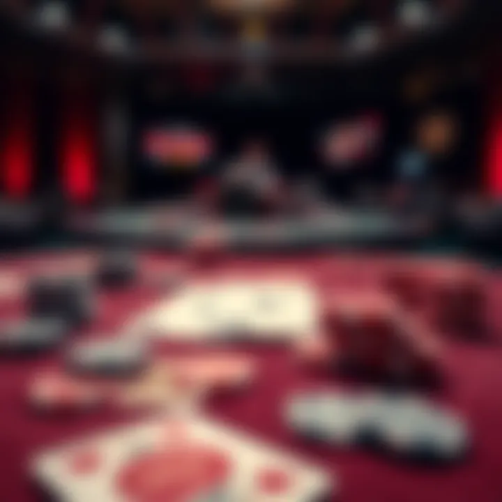A poker table with cards and chips representing the requirements for induction into the Poker Hall of Fame without WSOP play