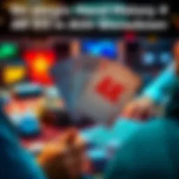 A player holding AK cards at a poker table, focusing on a $1/$3 game in Washington, with chips and community cards visible.