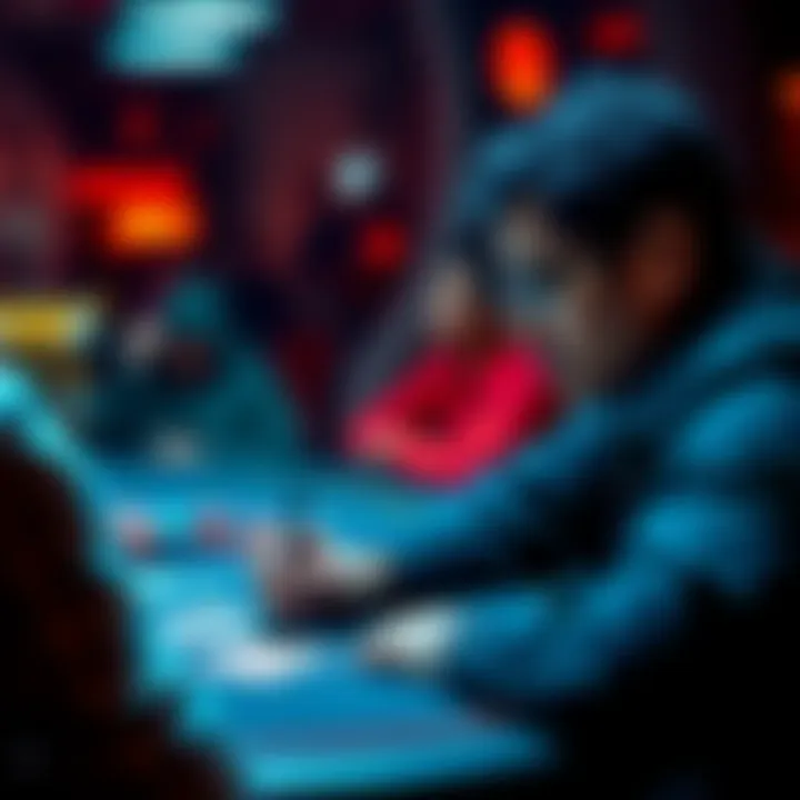 A player contemplating their move in a 25NL poker game after facing a check-raise and a large turn bet.