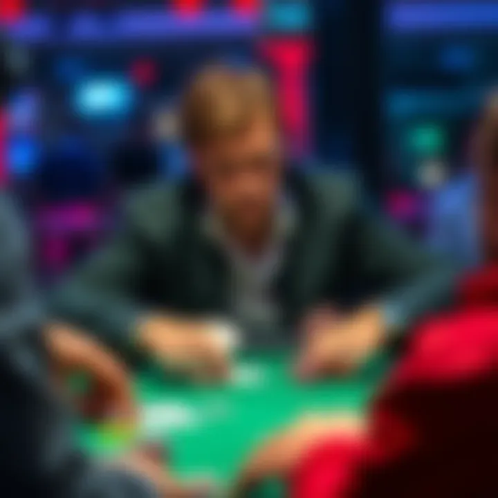 A poker player contemplating a bet with a nut flush on the river against an aggressive opponent