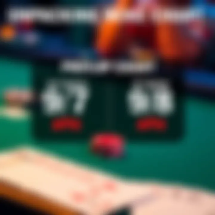 A visual comparison of 9-7 suited and 9-8 suited recommendations on a poker preflop chart
