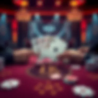 A poker table with a strong hand of kings and weak hands from opponents, showcasing the strategic play at microstakes.