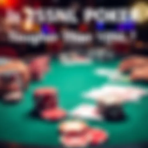 A poker table showing chips and playing cards, illustrating a game scenario between players at 25NL and 10NL stakes