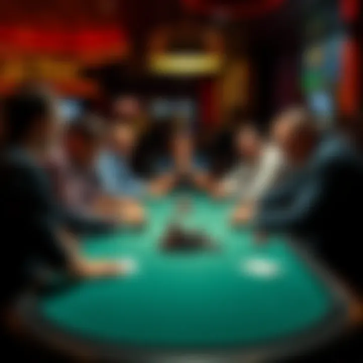 Players debating at a poker table over spread-limit rules in a Washington casino