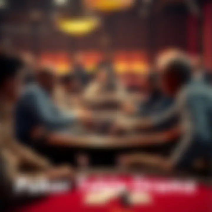 Poker table with players debating A heated discussion at a poker table with players arguing over a verbal bet and a concerned dealer watching