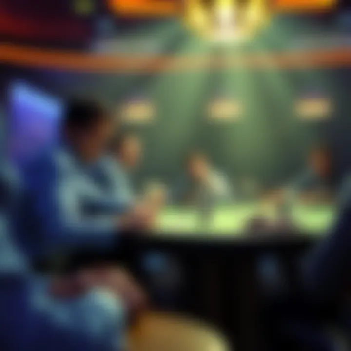 A tense moment at a poker table where a player reluctantly acknowledges a win after losing a big pot.