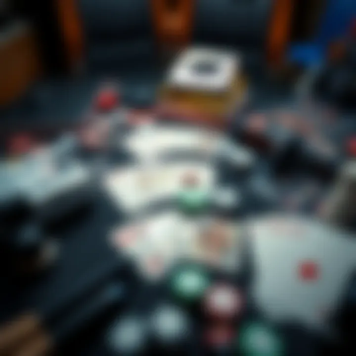 Poker Tools and Resources A collection of poker books, software, and training materials laid out on a table, symbolizing a player's preparation to return to the game in 2026.