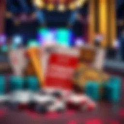 A selection of live poker event passes and bracelets displayed on a table, emphasizing options for players seeking to improve their chance of cashing out.