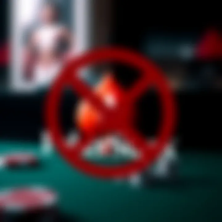 PokerStars logo showing a ban symbol over it, representing the 2011 U.S. ban impact on the company