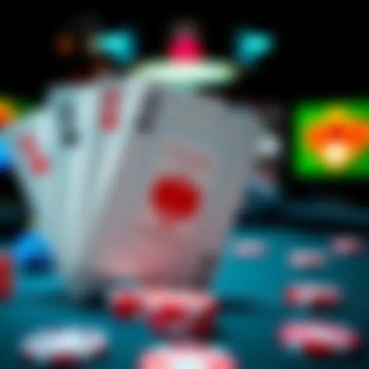 Screenshot showing missing face card images in PokerStars on FanDuel