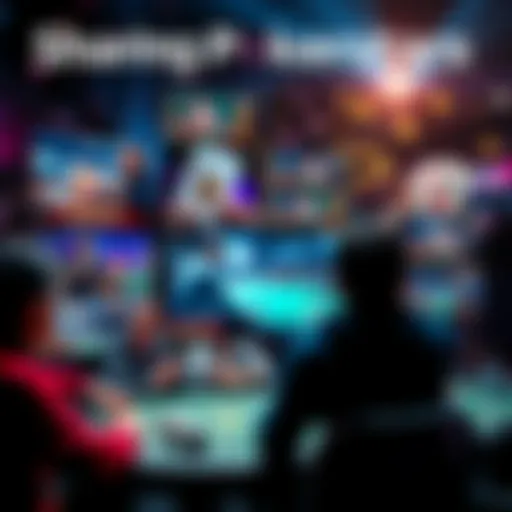 A collage of Pokerstars screenshots showcasing big wins and memorable moments in poker games.