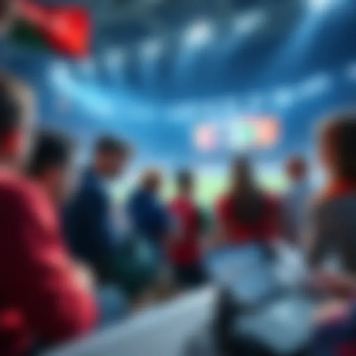 Fans discussing betting strategies for the Portugal vs. Croatia game on forums