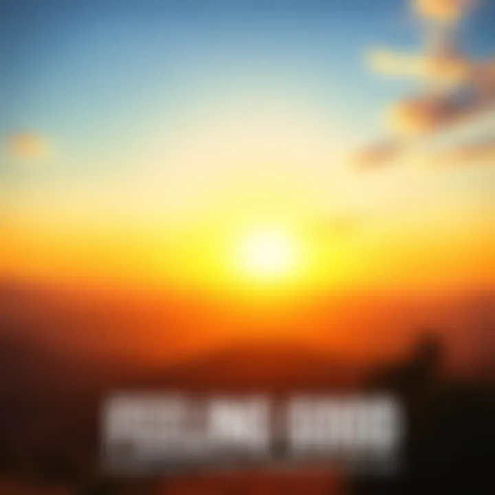 Positive Mindset A bright sunrise over a peaceful landscape, symbolizing hope and positivity for success