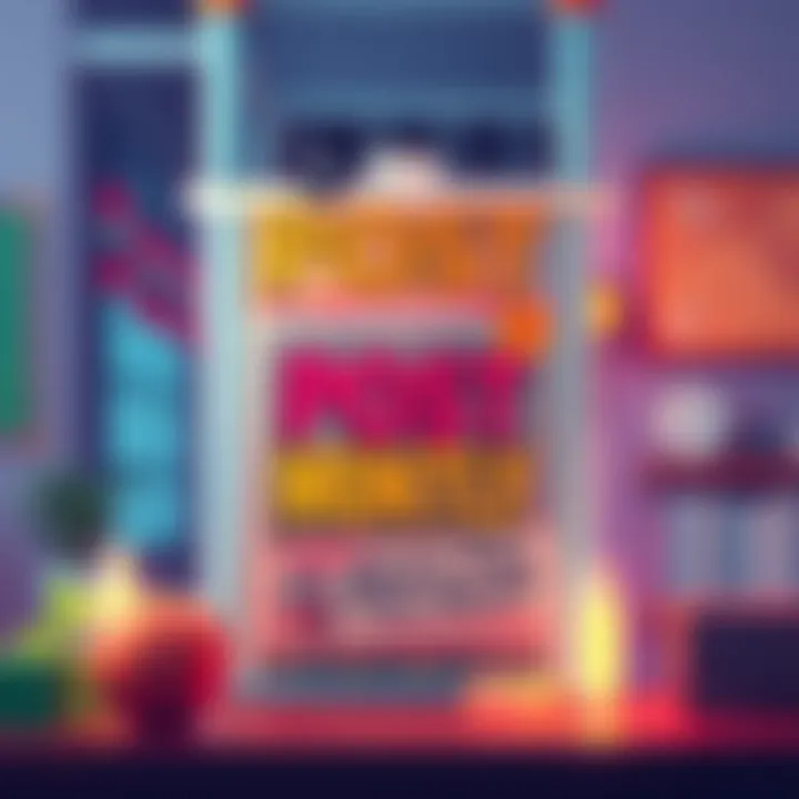 A colorful cover of Post Monthly featuring engaging headlines and illustrations inviting readers to guess the content, showcasing a vibrant community discussion.