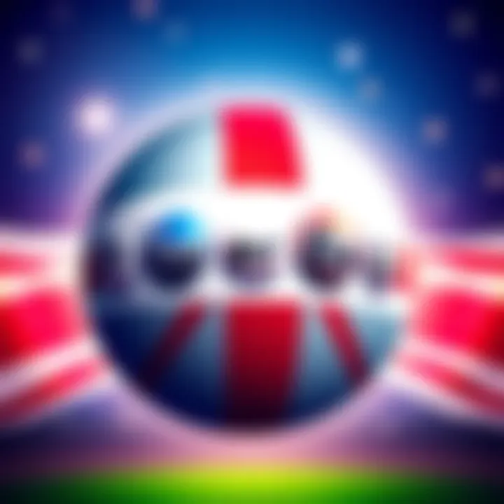 A bright promotional poster featuring the Powerball logo and UK flag, symbolizing the game's expansion into the UK market.