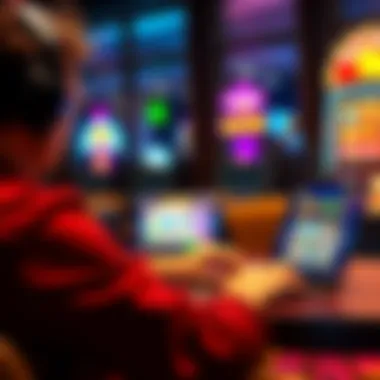 A player enjoying Pragmatic Play slots on a laptop at 10bet SA, showing the game's colorful graphics and smooth gameplay