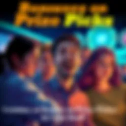 A graphic showing a person excited about receiving bonuses while others look disappointed, symbolizing the mixed experiences with bonuses on Prize Picks.