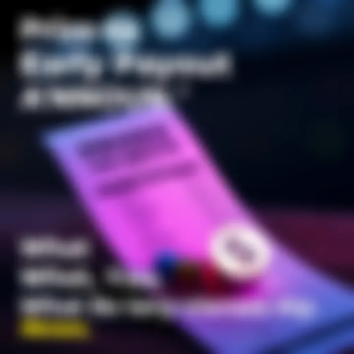 Prize Picks Early Payout Announcement Graphic showing a betting slip with early payout feature highlighted and a cash symbol