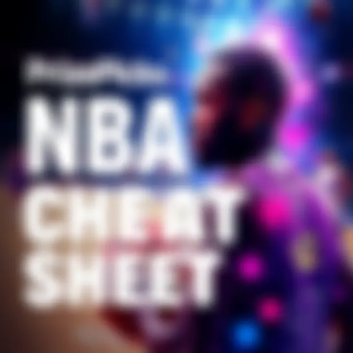 PrizePicks NBA Cheat Sheet A visual guide showing player stats and insights for NBA picks on March 28, featuring basketball graphics.