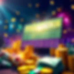 Illustration showing cash rewards and payout charts related to Prizepicks