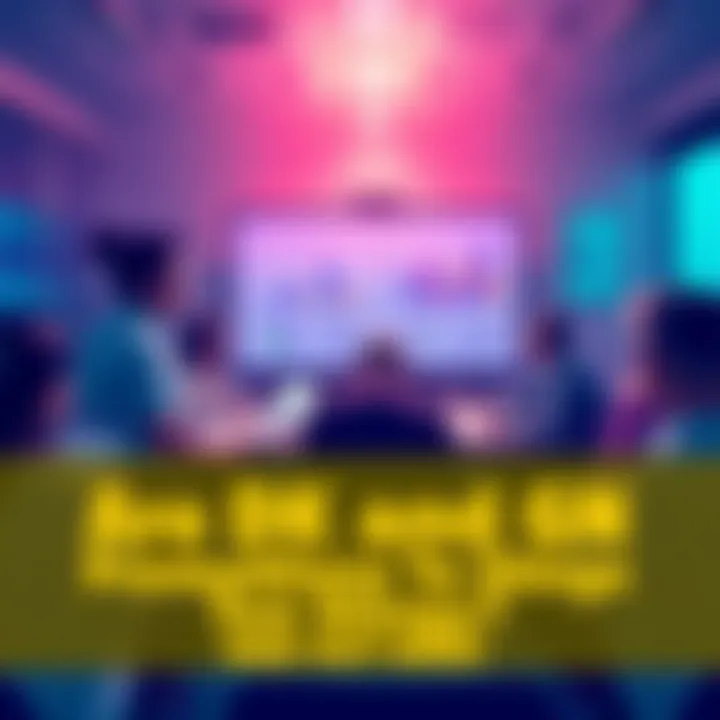 A group of people discussing promotional strategies and complaints about DK and GN's promotions, with charts and notes in front of them.