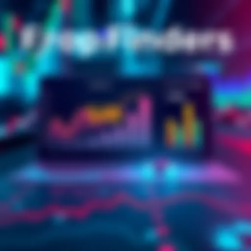 Illustration showing a graph and charts depicting research findings from PropFinders, focusing on key data changes between versions