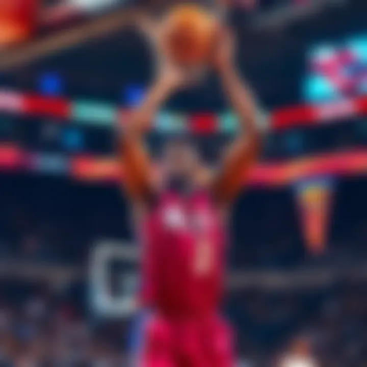 Quentin Grimes takes a shot during an NBA game, showcasing his skills on the court