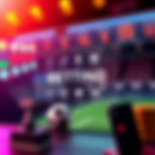 A graphic showing fast-paced betting options with various icons representing different betting types and trends.