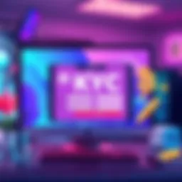 Illustration showing a computer screen with a KYC form and crypto symbols, representing the Rainbet withdrawal process