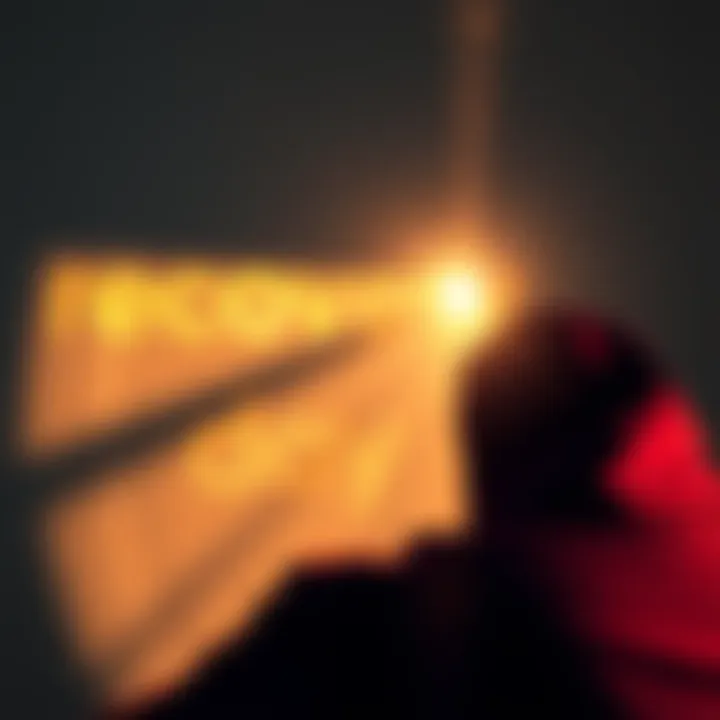 A person reflecting on recovery with motivational phrases like 'a day at a time' written in the background. Calm setting with light shining through.