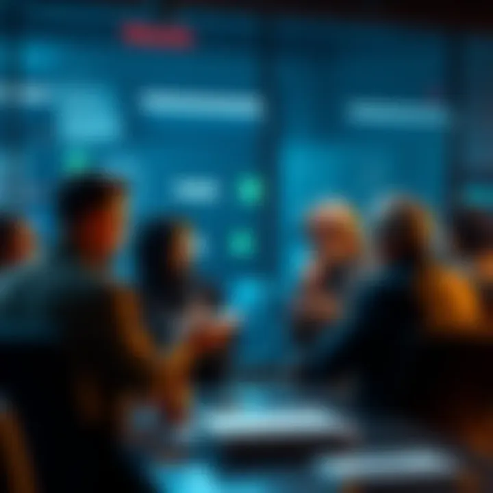 A seasoned player discussing referral programs with a group, highlighting loyalty incentives in the market.