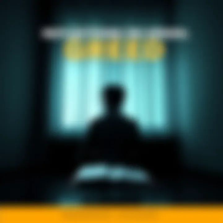 A person sitting alone in a dimly lit room, deep in thought with a journal open in front of them, contemplating their feelings about greed.