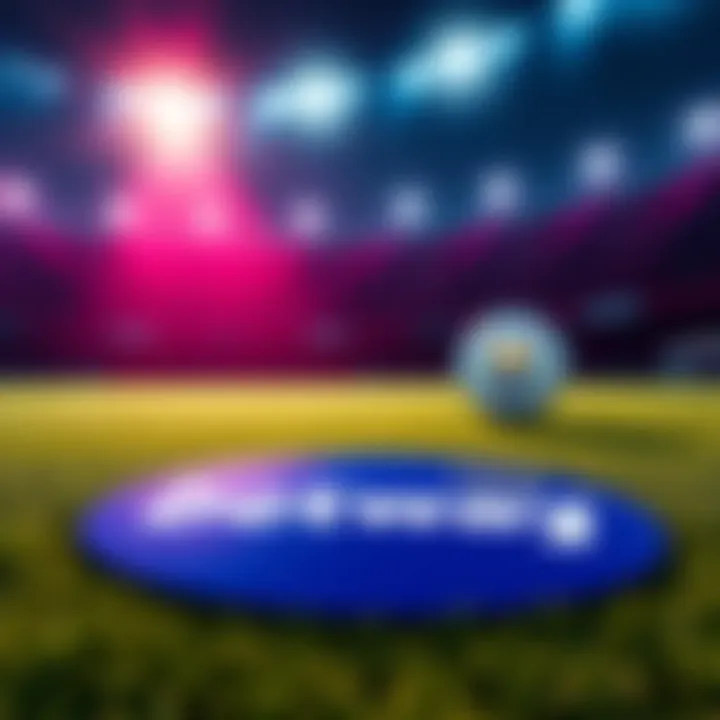 A soccer field with the logos of Betway and Manchester City promoting responsible gambling in Africa.